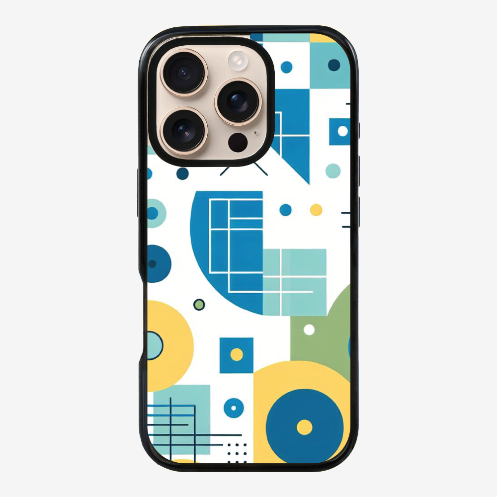 Abstract Blue Pattern Phone Case