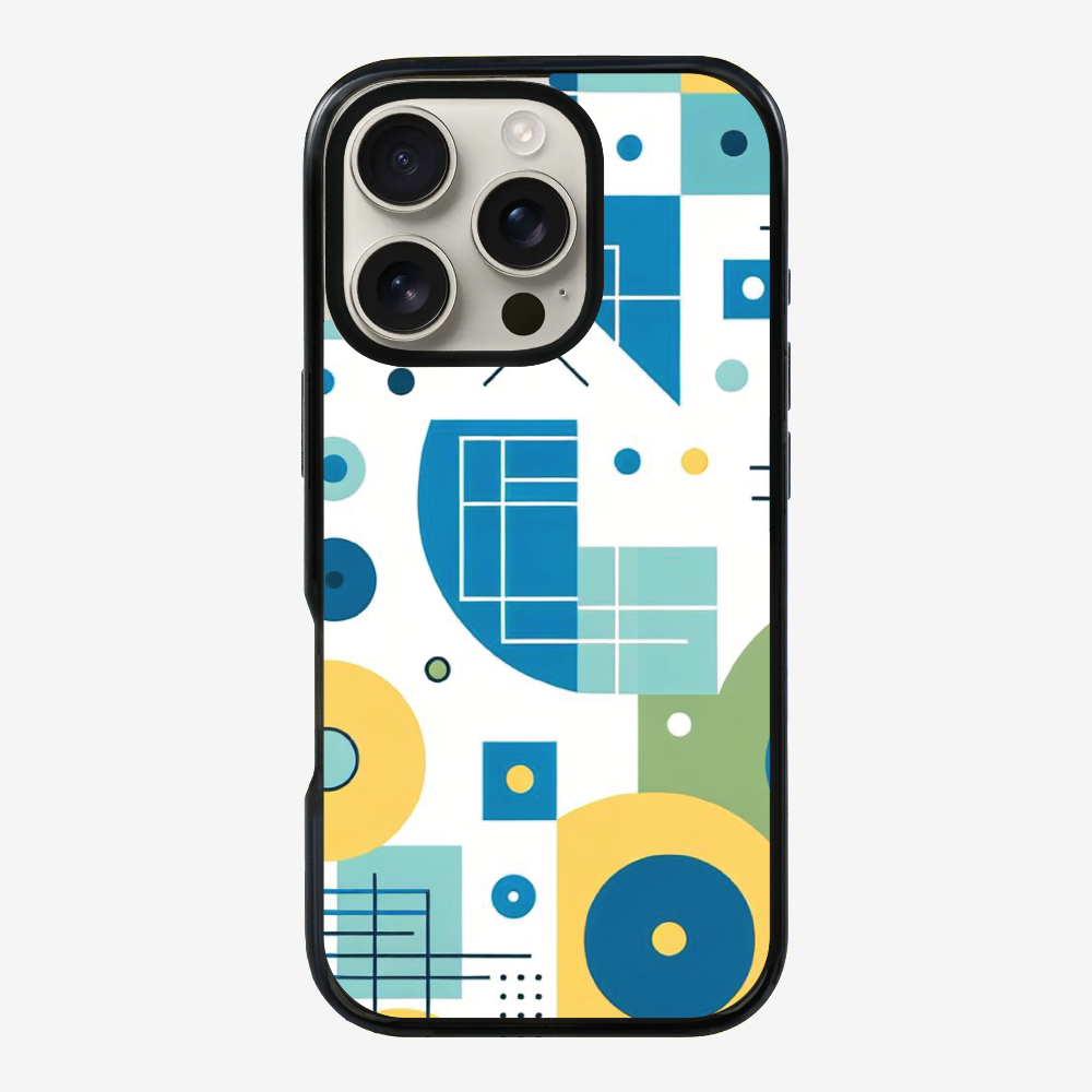 Abstract Blue Pattern Phone Case