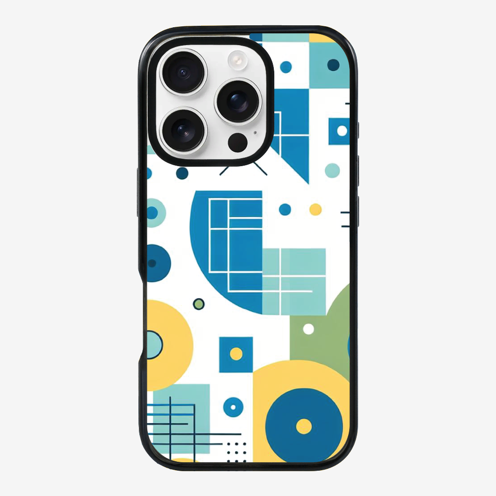 Abstract Blue Pattern Phone Case