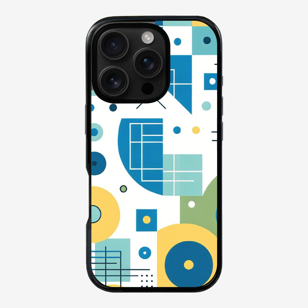 Abstract Blue Pattern Phone Case