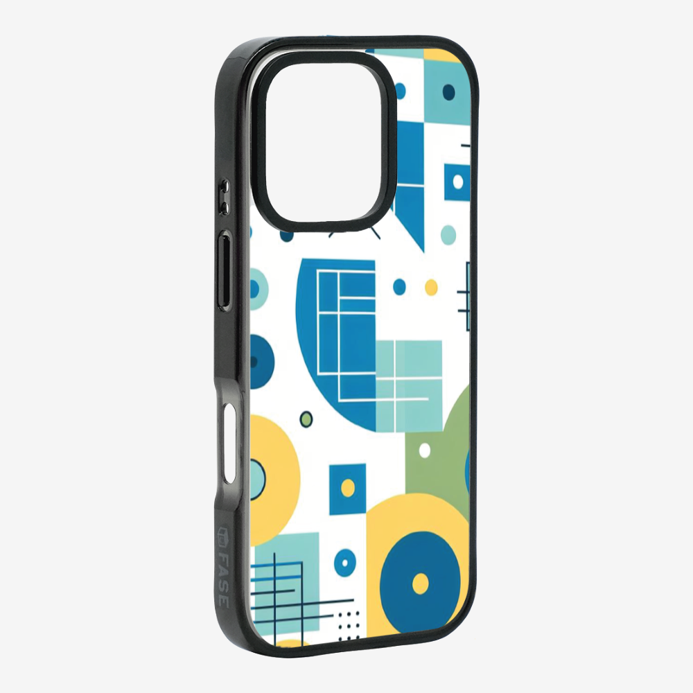 Abstract Blue Pattern Phone Case