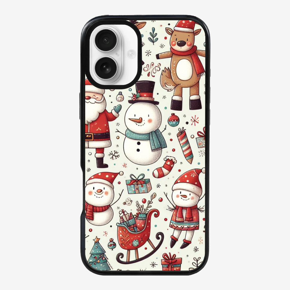 XMAS SnowMen Pattern Phone Case