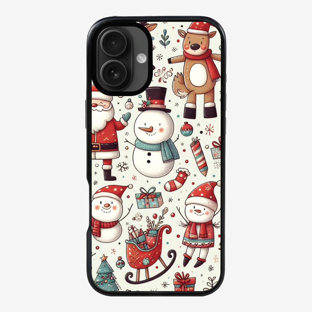 XMAS SnowMen Pattern Phone Case