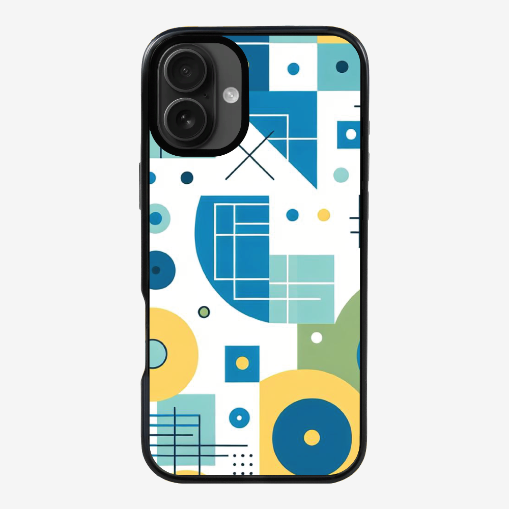 Abstract Blue Pattern Phone Case