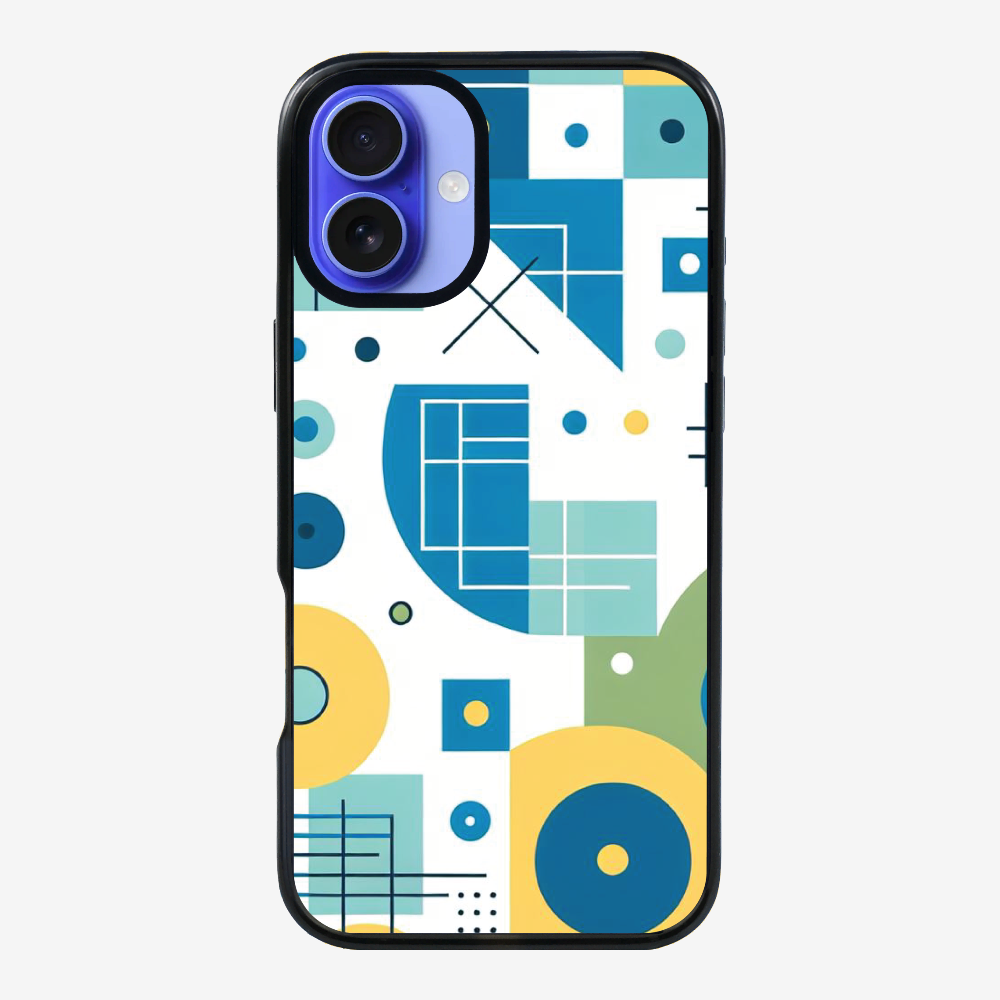 Abstract Blue Pattern Phone Case