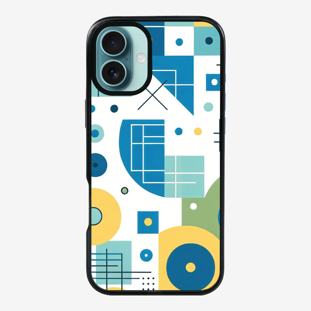 Abstract Blue Pattern Phone Case