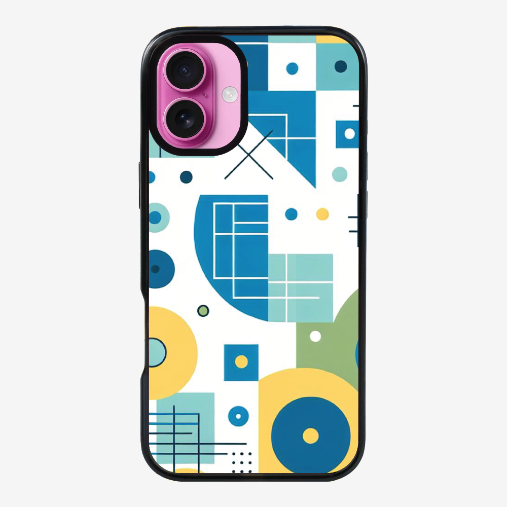 Abstract Blue Pattern Phone Case