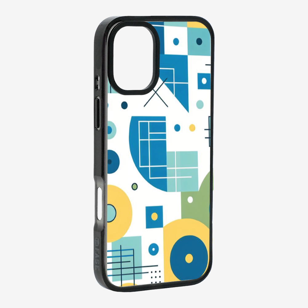 Abstract Blue Pattern Phone Case