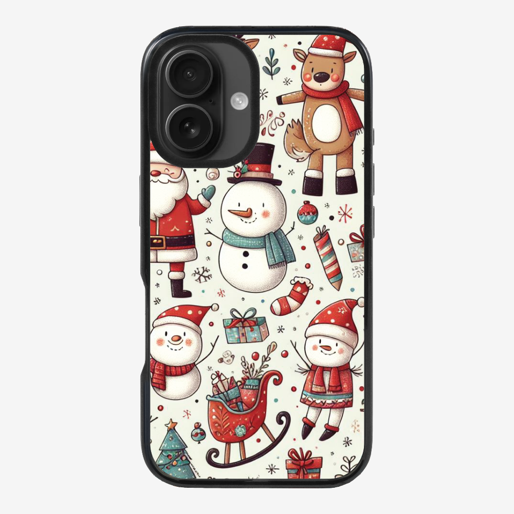 XMAS SnowMen Pattern Phone Case