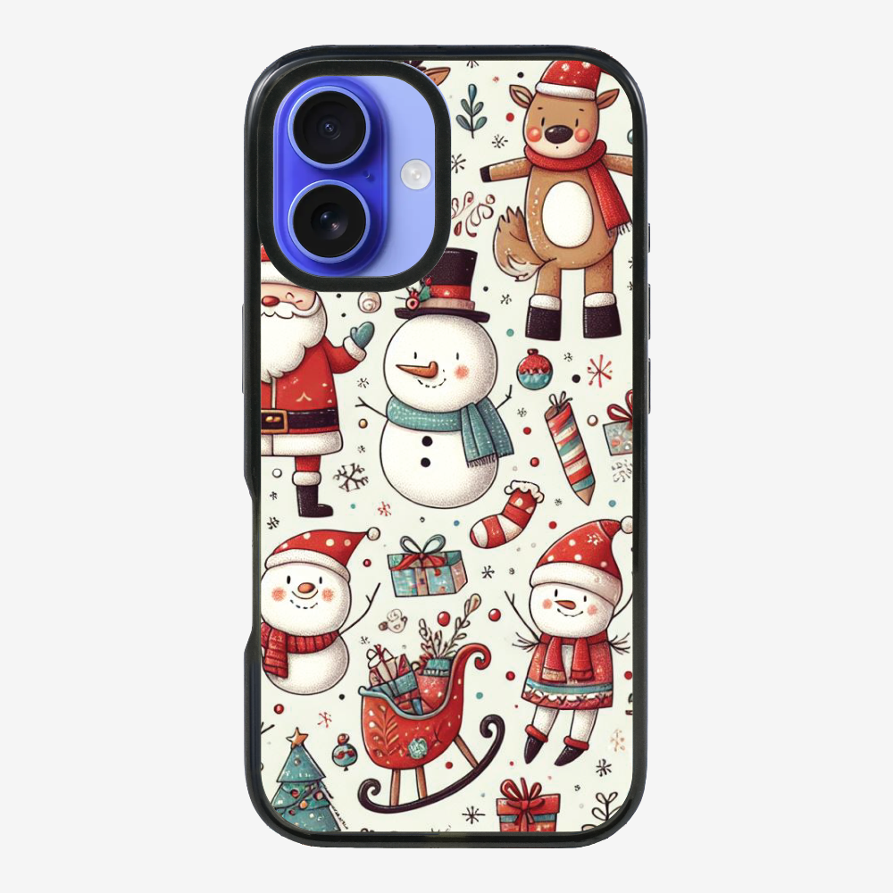 XMAS SnowMen Pattern Phone Case