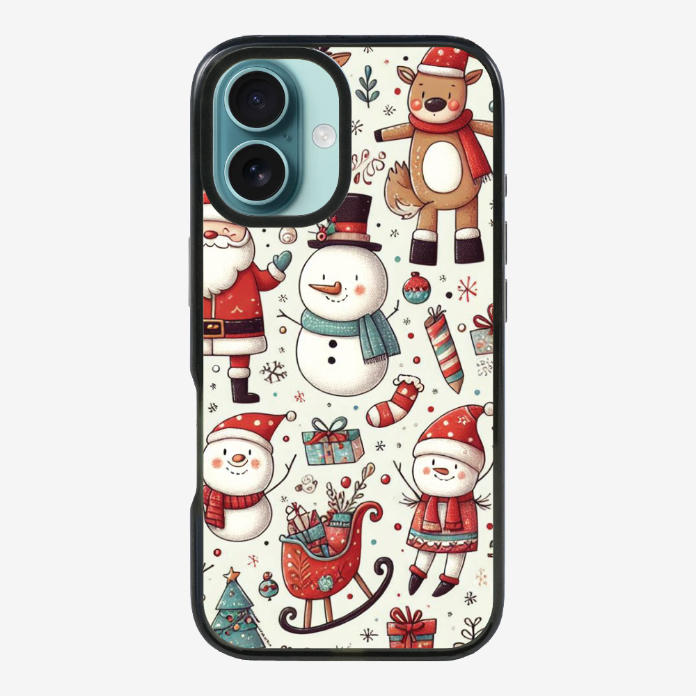 XMAS SnowMen Pattern Phone Case