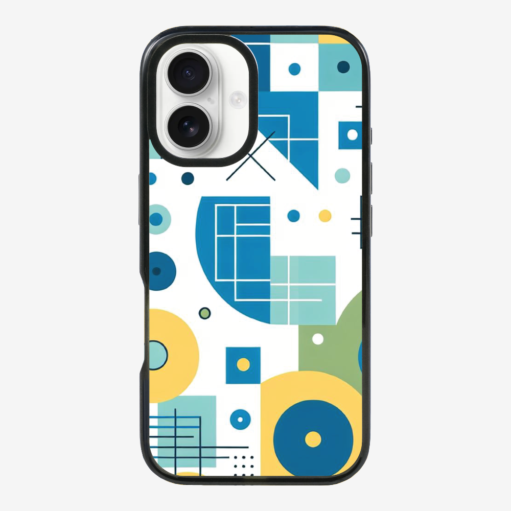 Abstract Blue Pattern Phone Case