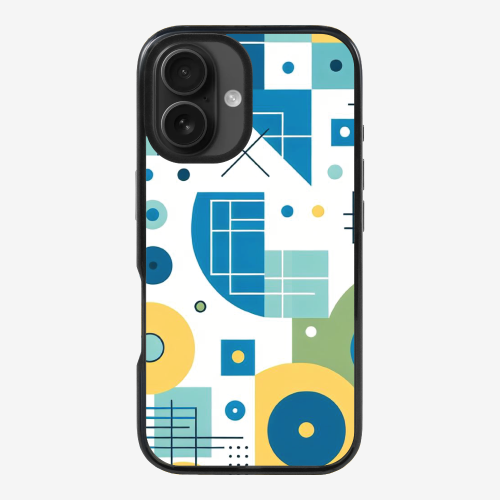 Abstract Blue Pattern Phone Case