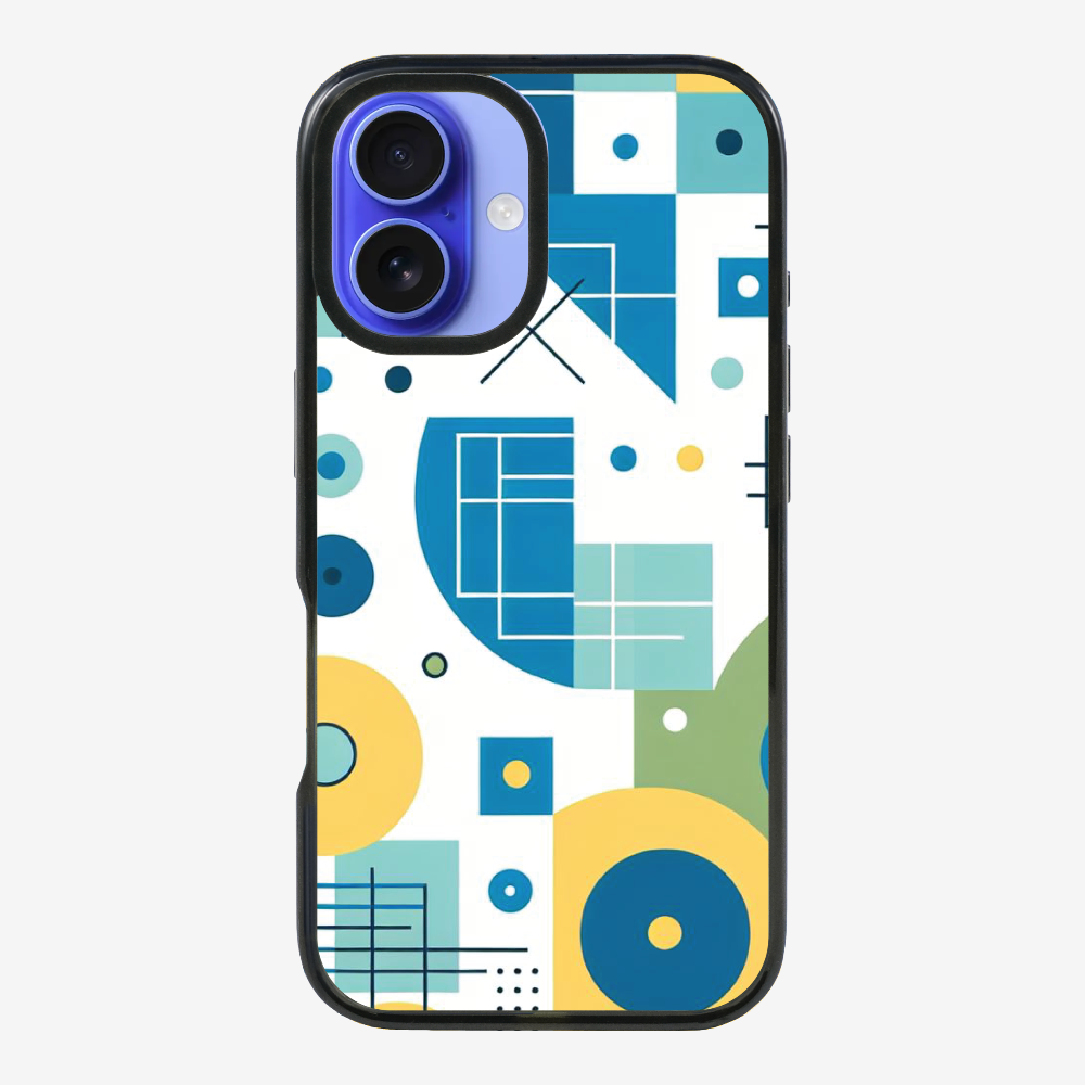 Abstract Blue Pattern Phone Case