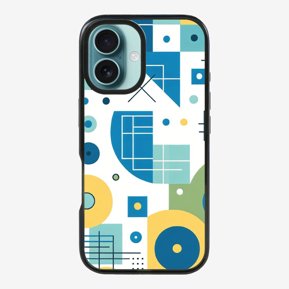 Abstract Blue Pattern Phone Case