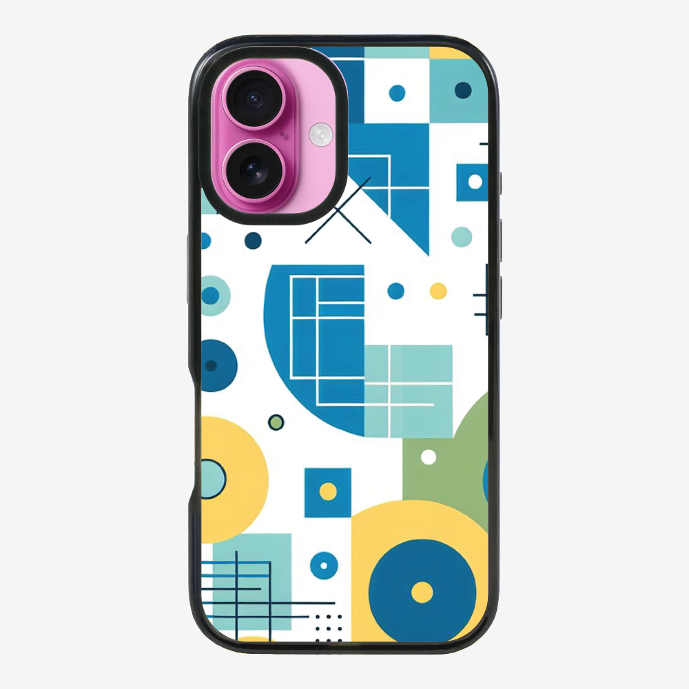 Abstract Blue Pattern Phone Case