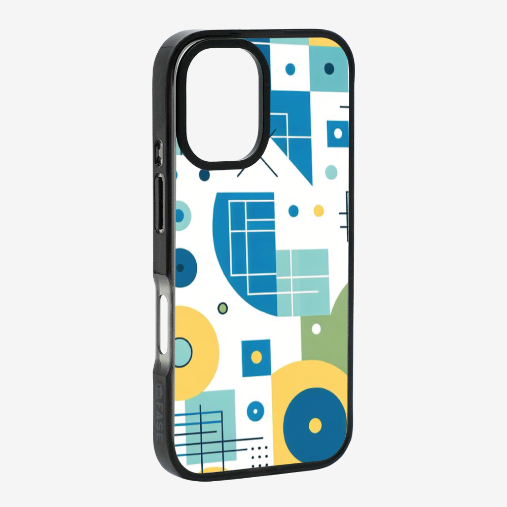 Abstract Blue Pattern Phone Case