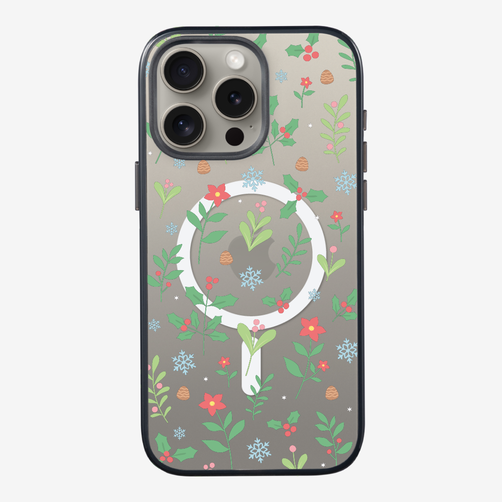 Christmas Sweet Mistletoe (Transparent) Phone Case