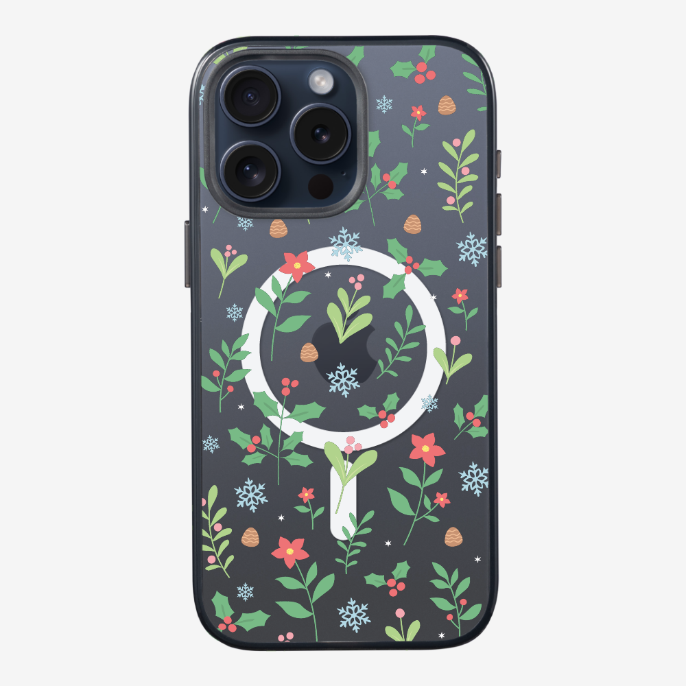 Christmas Sweet Mistletoe (Transparent) Phone Case