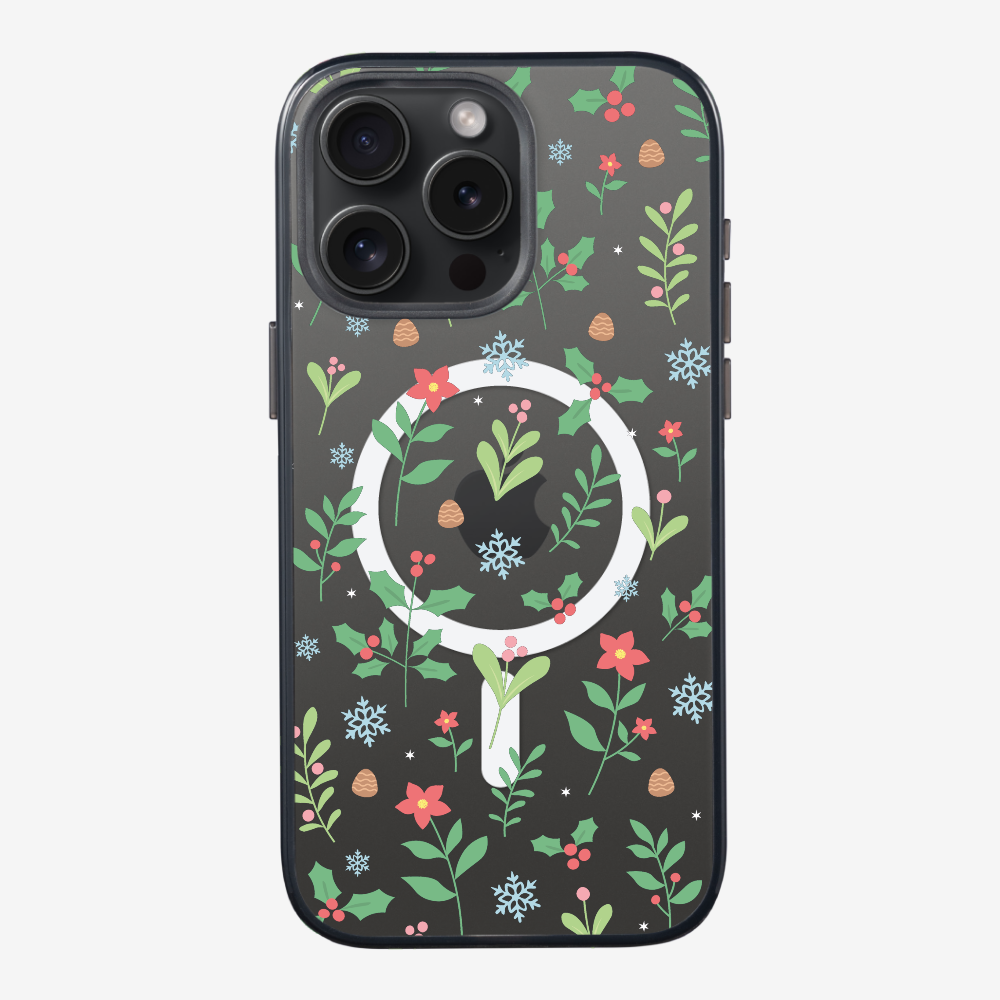 Christmas Sweet Mistletoe (Transparent) Phone Case