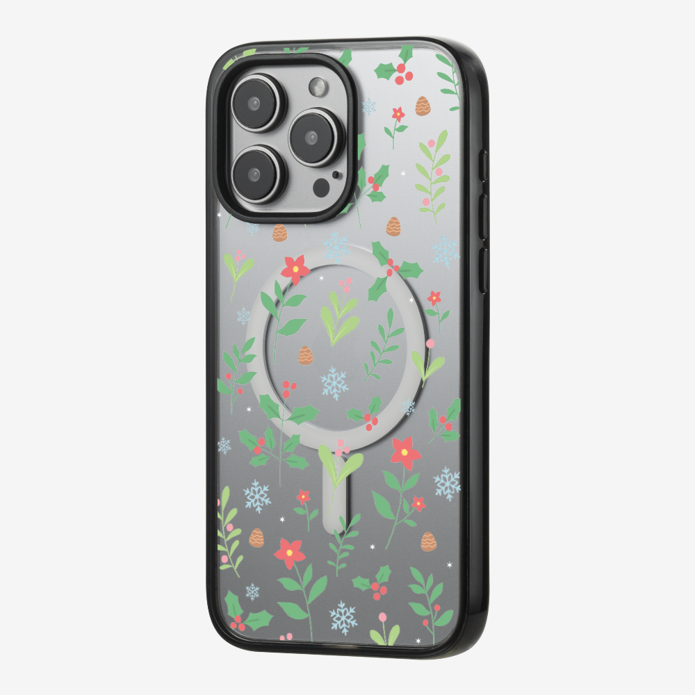 Christmas Sweet Mistletoe (Transparent) Phone Case