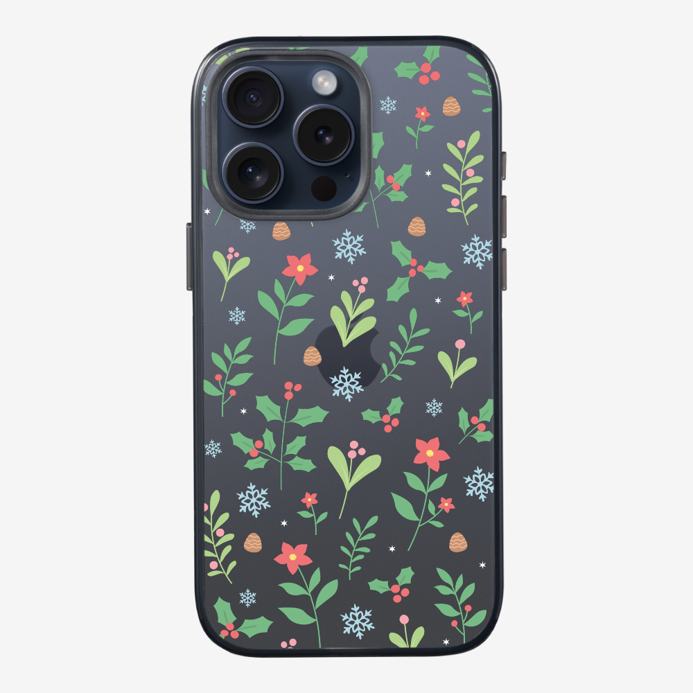 Christmas Sweet Mistletoe (Transparent) Phone Case