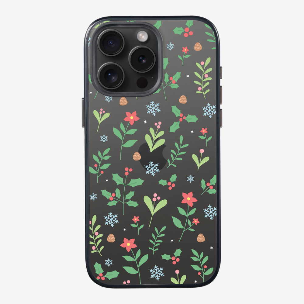 Christmas Sweet Mistletoe (Transparent) Phone Case