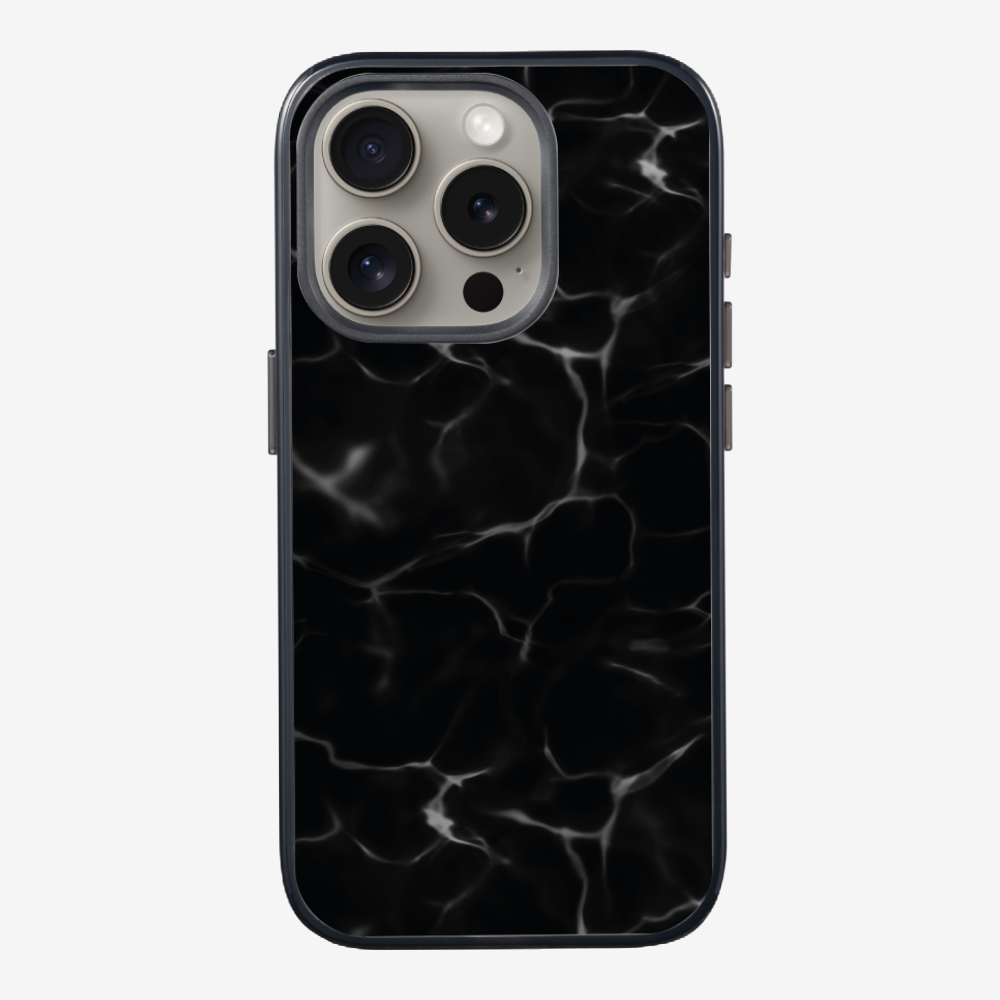 Contemplation - Black Phone Case