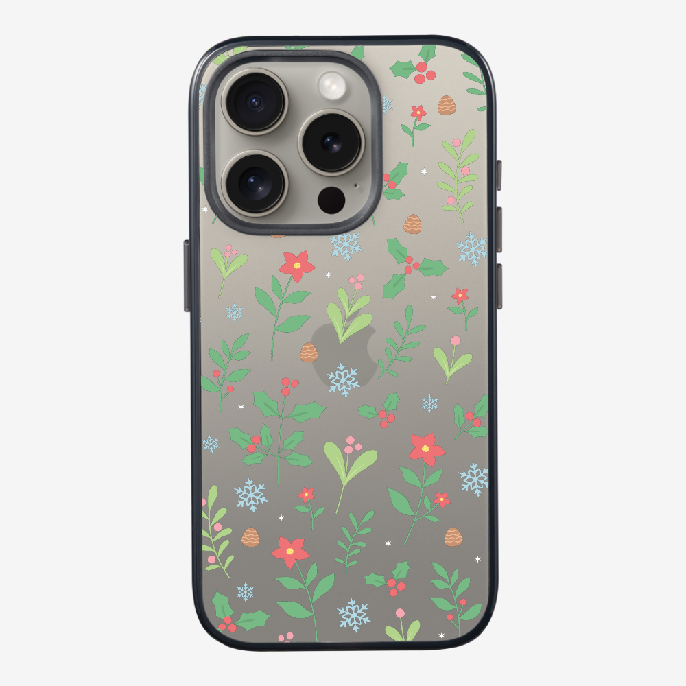 Christmas Sweet Mistletoe (Transparent) Phone Case