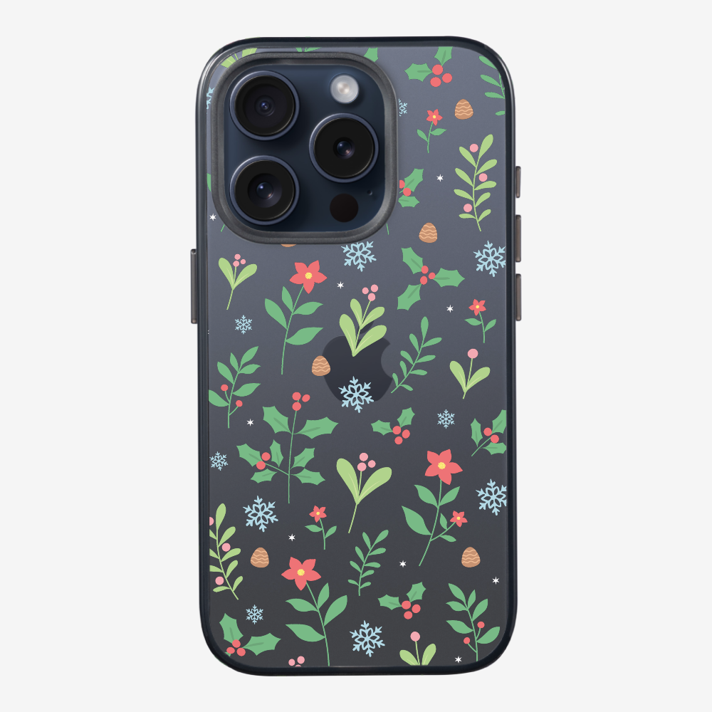 Christmas Sweet Mistletoe (Transparent) Phone Case