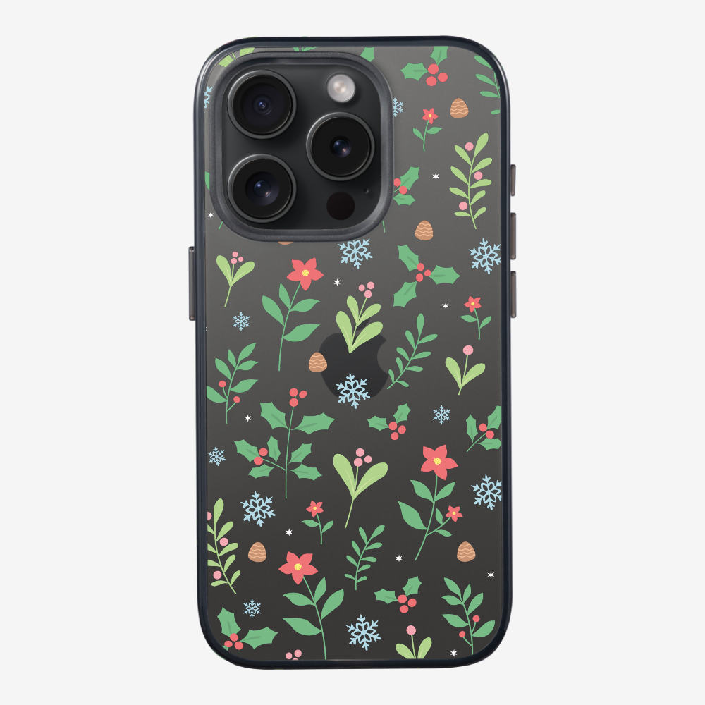 Christmas Sweet Mistletoe (Transparent) Phone Case