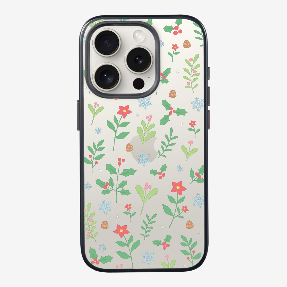 Christmas Sweet Mistletoe (Transparent) Phone Case