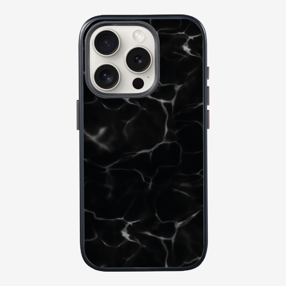 Contemplation - Black Phone Case