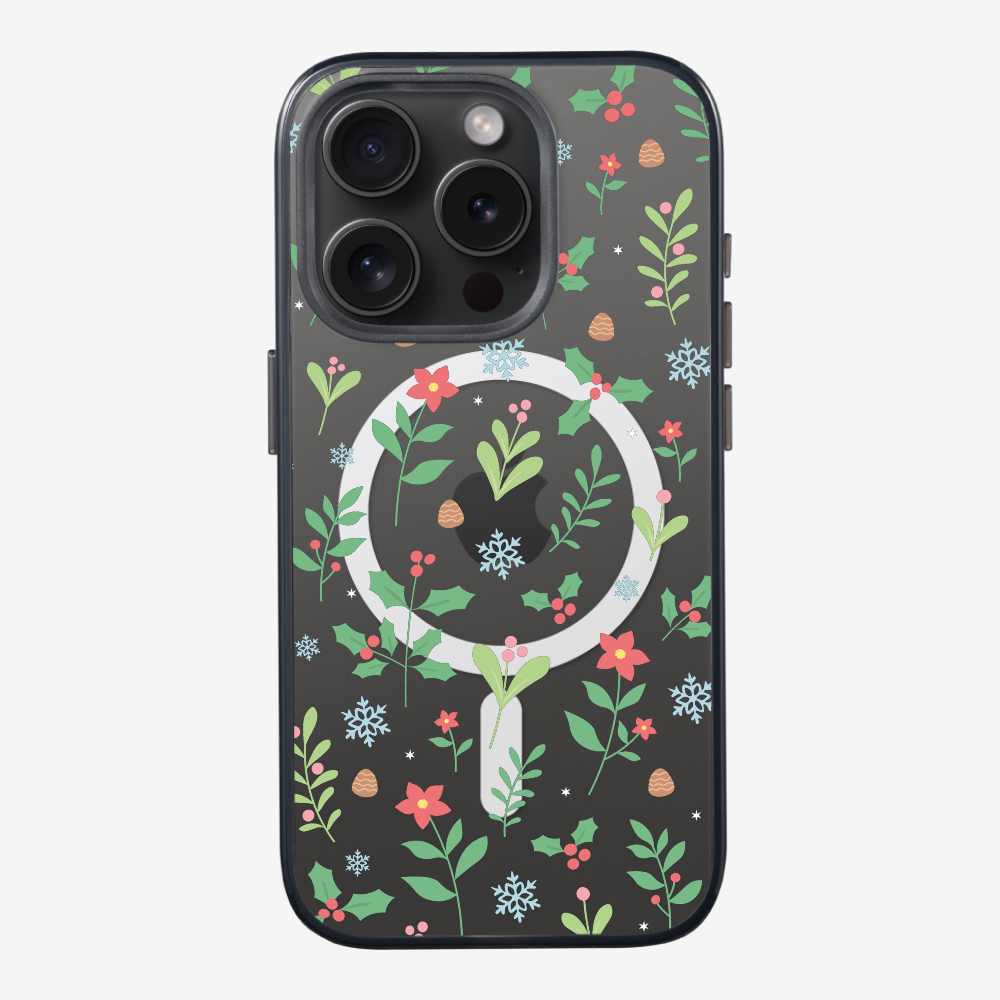 Christmas Sweet Mistletoe (Transparent) Phone Case