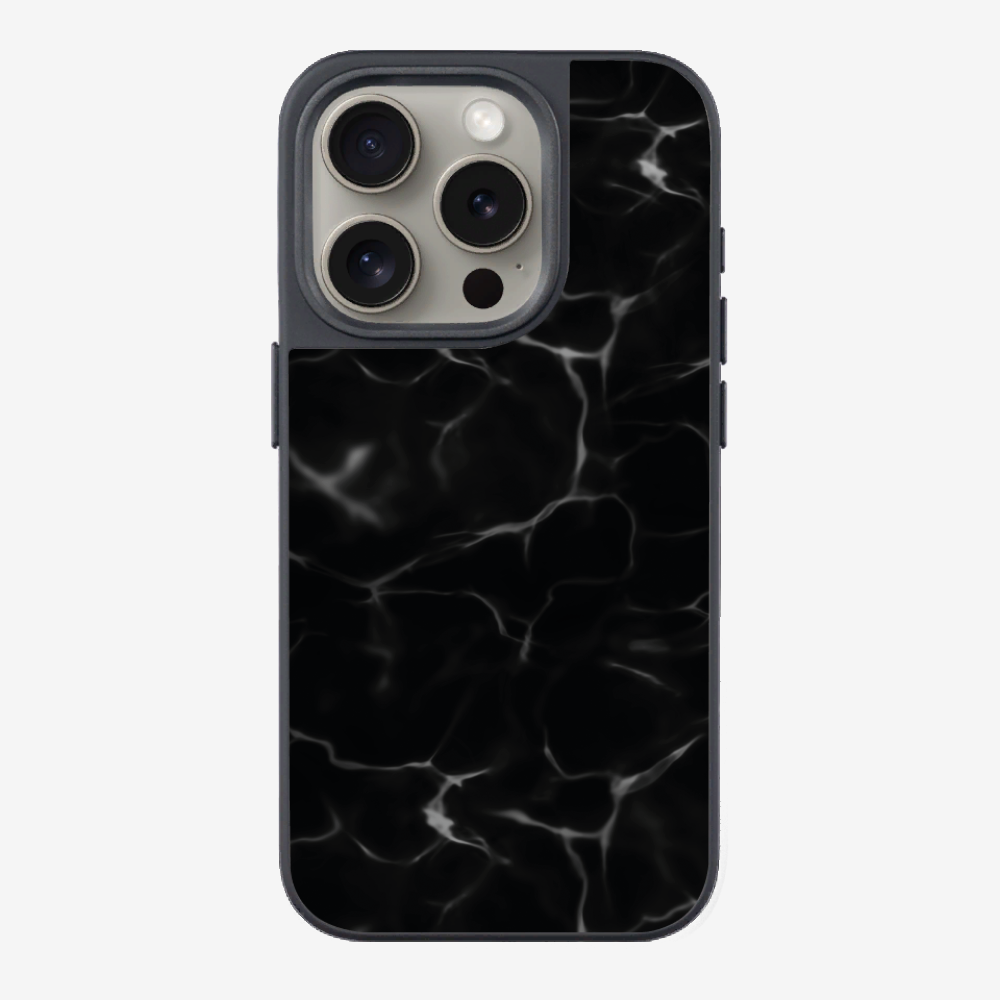 Contemplation - Black Phone Case