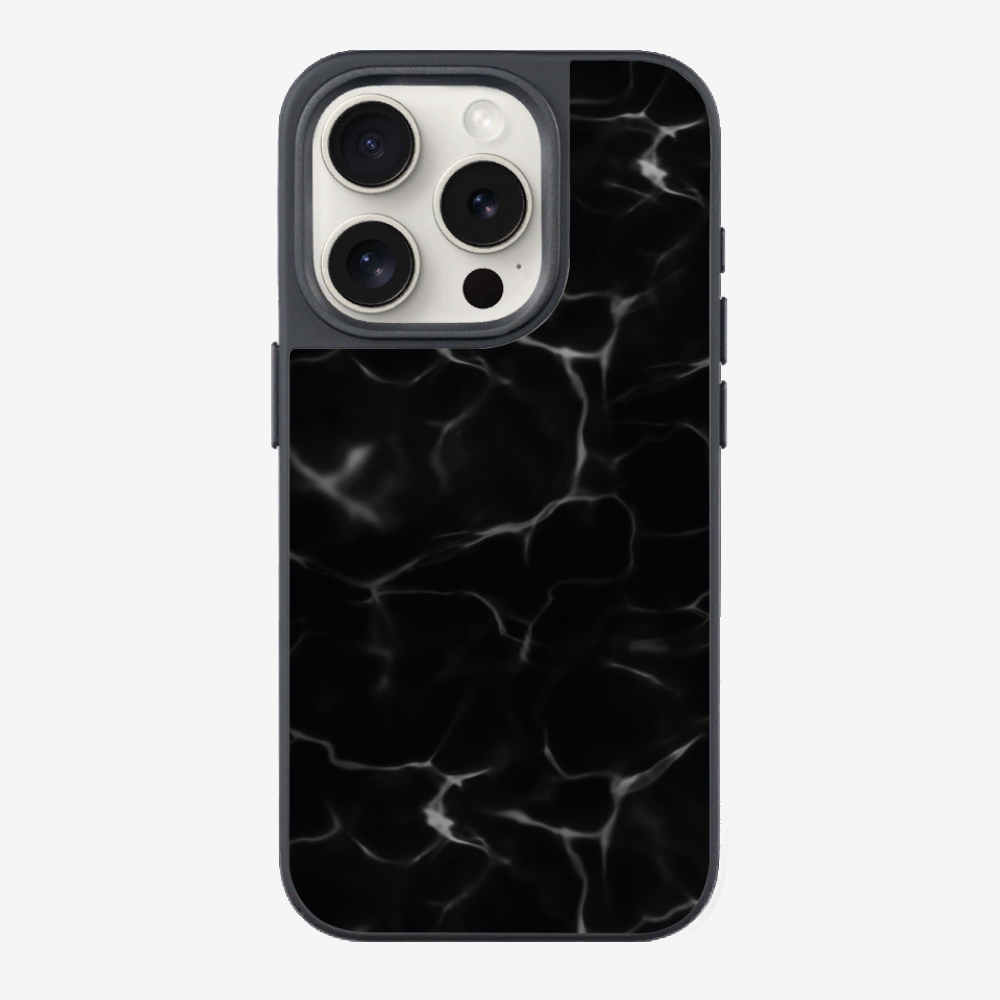 Contemplation - Black Phone Case