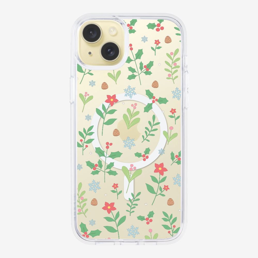 Christmas Sweet Mistletoe (Transparent) Phone Case