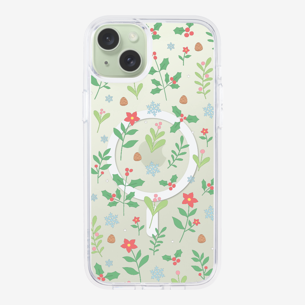 Christmas Sweet Mistletoe (Transparent) Phone Case