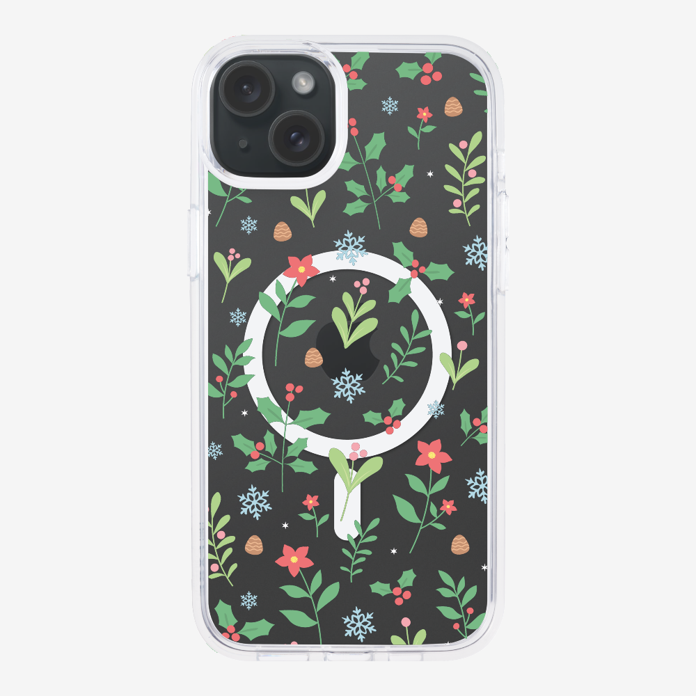 Christmas Sweet Mistletoe (Transparent) Phone Case