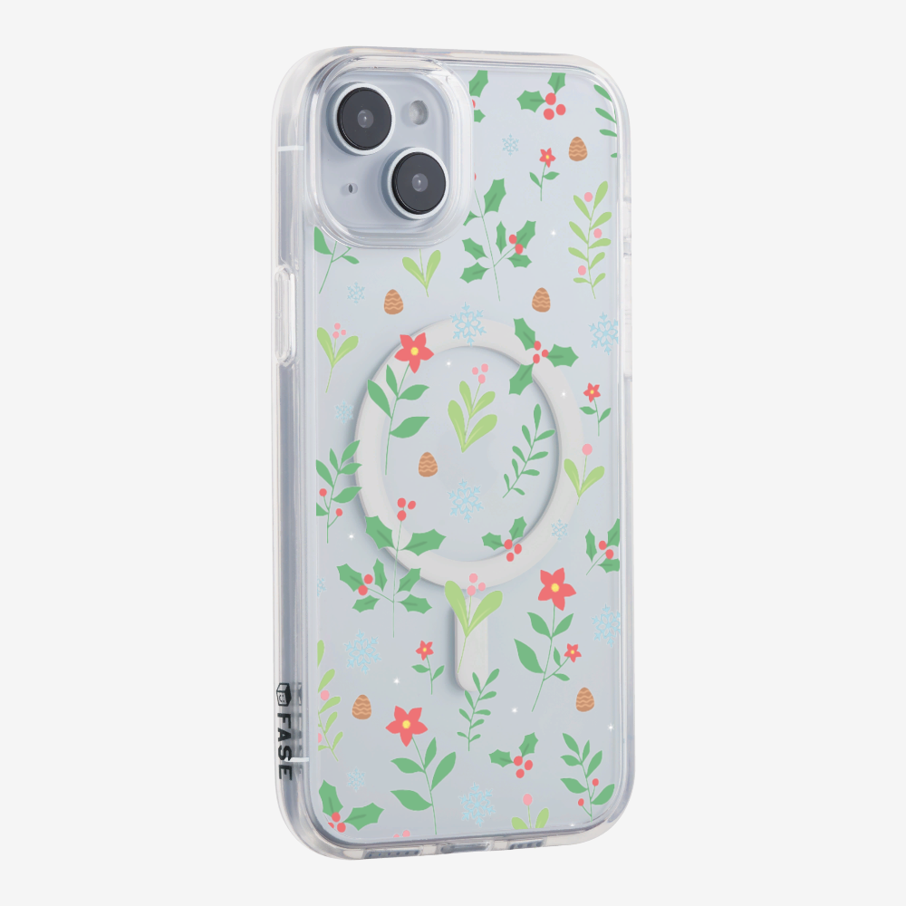 Christmas Sweet Mistletoe (Transparent) Phone Case