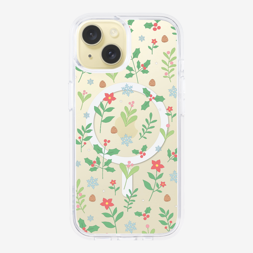 Christmas Sweet Mistletoe (Transparent) Phone Case