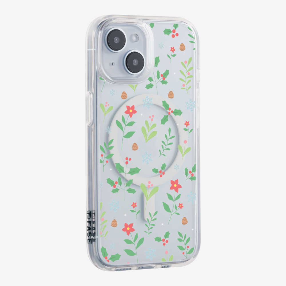 Christmas Sweet Mistletoe (Transparent) Phone Case