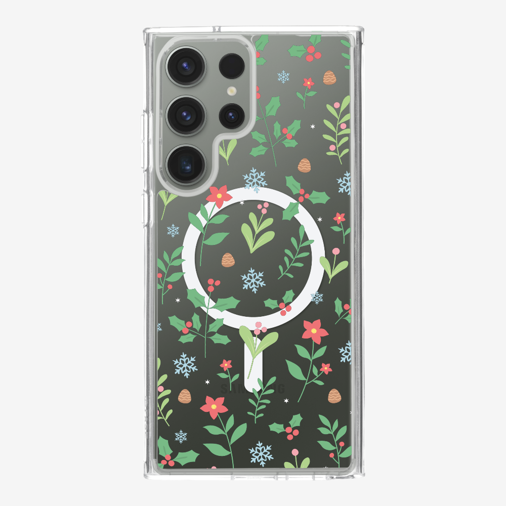 Christmas Sweet Mistletoe (Transparent) Phone Case