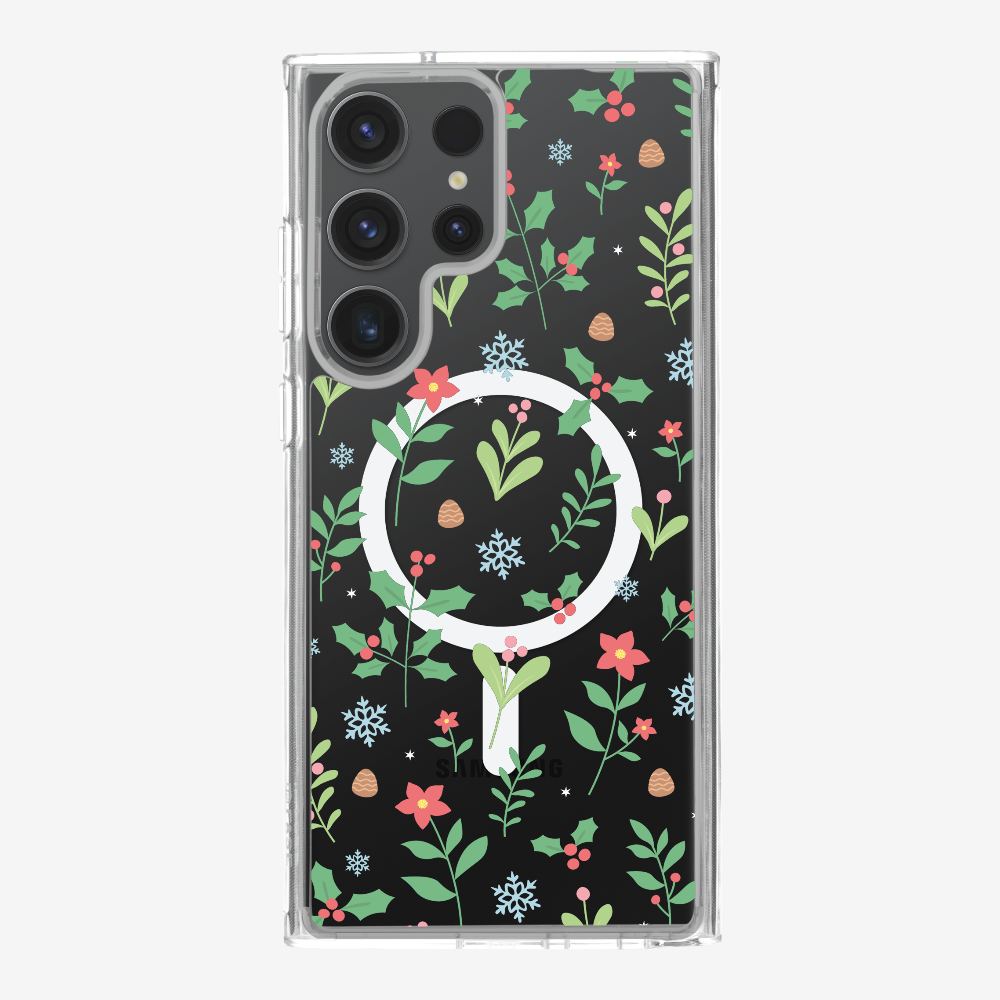 Christmas Sweet Mistletoe (Transparent) Phone Case