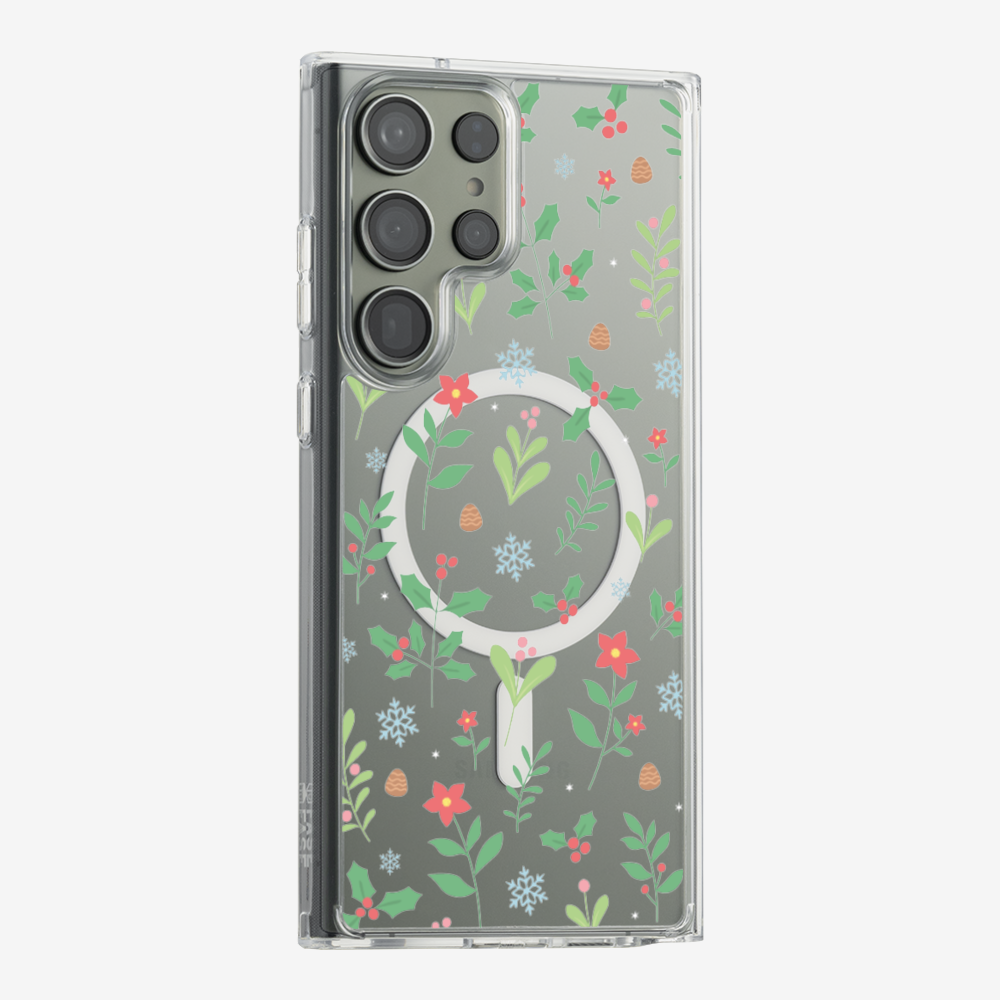 Christmas Sweet Mistletoe (Transparent) Phone Case