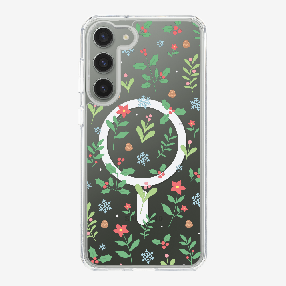 Christmas Sweet Mistletoe (Transparent) Phone Case