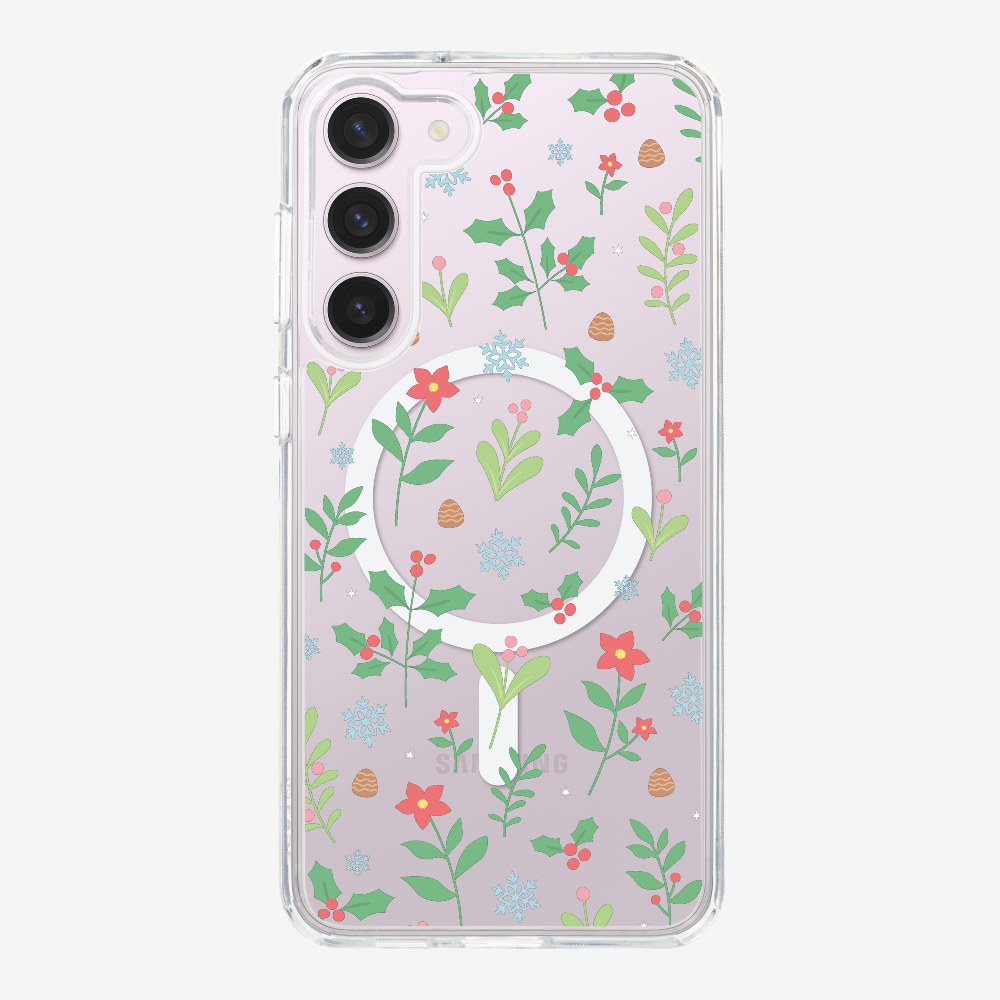 Christmas Sweet Mistletoe (Transparent) Phone Case