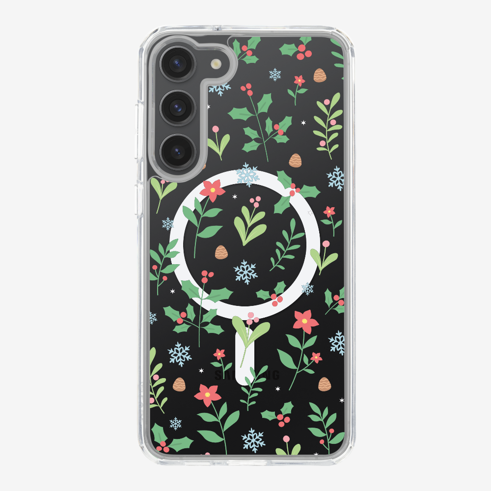 Christmas Sweet Mistletoe (Transparent) Phone Case