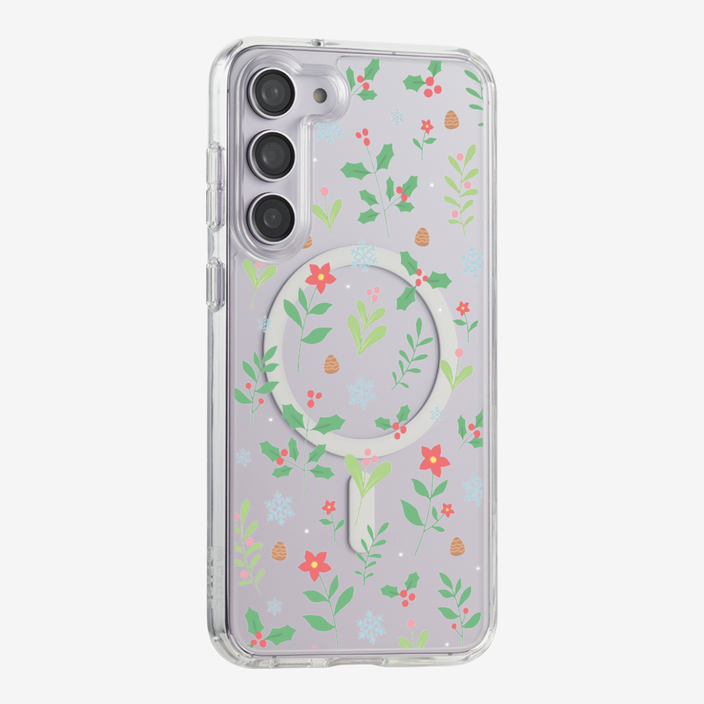 Christmas Sweet Mistletoe (Transparent) Phone Case