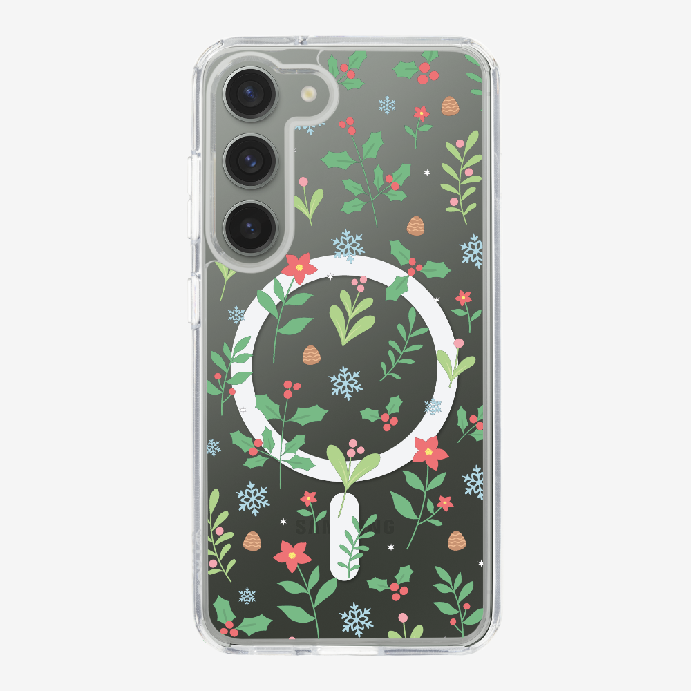 Christmas Sweet Mistletoe (Transparent) Phone Case